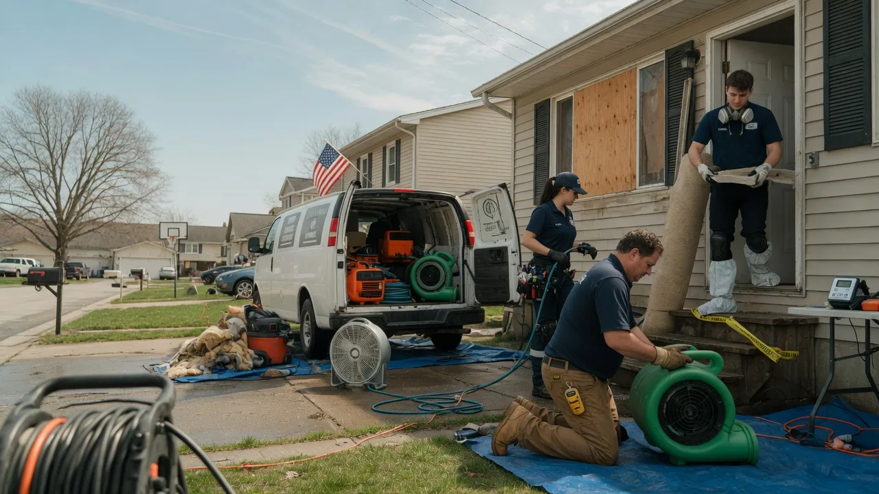 Water Damage Restoration in Hettick, IL near me